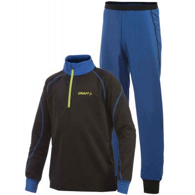 Craft LW Stretch 2P Juniordress Svart/Blå - Utgående