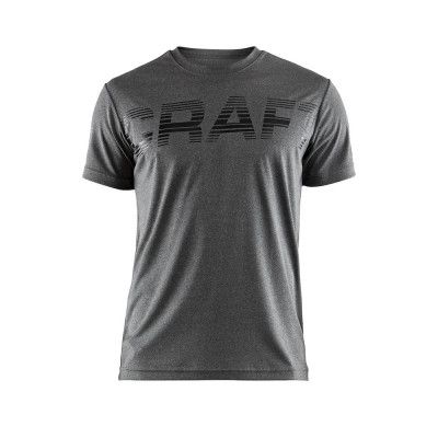 Craft Prime Logo Tee M Dark Grey Melange