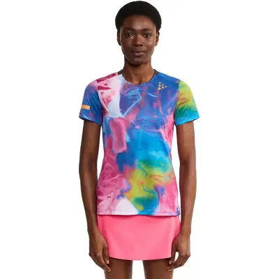 Craft Pro Hypervent Jaquard Tee W Fuchsia/Multi