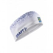 Craft Ski Team Thermal Headband  White/Maritime