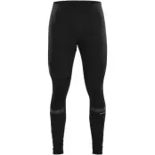 Craft Warm Train Wind Tights M Löpartights Black, XXL
