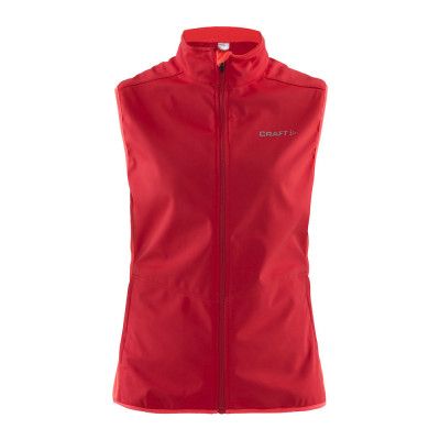 Craft Warm Vest W Poppy/Panic - Utförsäljning