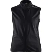 Craft Warm Vest W Väst Black, XXL