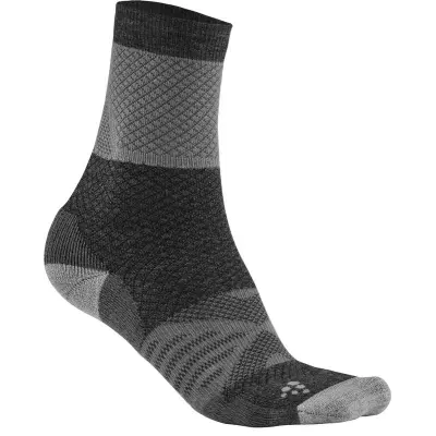 Craft Wool XC Warm Sock U  Asphalt/White, 37/39