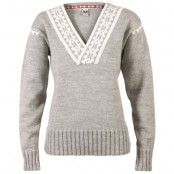 Alpina Feminine Sweater L, Light Charcoal/Cream