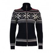 Haukeli Feminine Jacket M, Navy/Offwhite/Red Rose