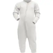 Devold Breeze Merino Sleepsuit Baby Offwhite