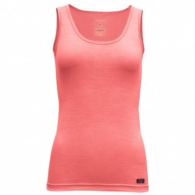 Devold Breeze Woman Singlet Coral