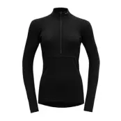 Devold Lauparen Merino 190Zip Neck Wmn Black