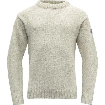 Devold Nansen Wool Sweaterater Grey Melange