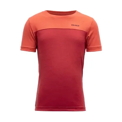 Devold Norang T-Shirt Kids Beauty/Coral