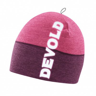Devold RUNNING BEANIE W/REFLEX  PLUM 58