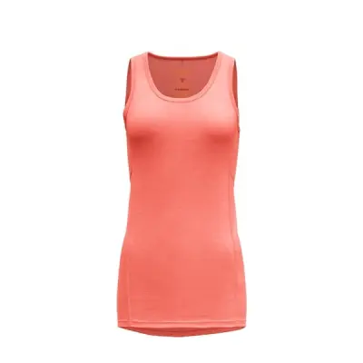 Devold Running Woman Singlet Coral