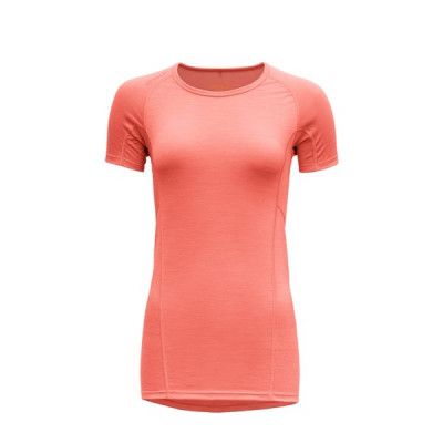 Devold Running Woman T-Shirt Coral