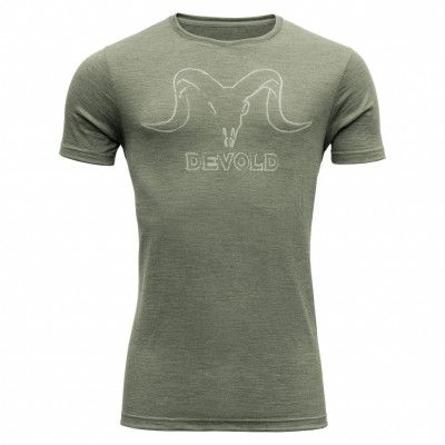 Devold Skull Man Tee Lichen Melange