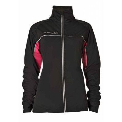 Fischer Bruksvallarna Softshell Black/Cerise Jacka Dam Utgående färg