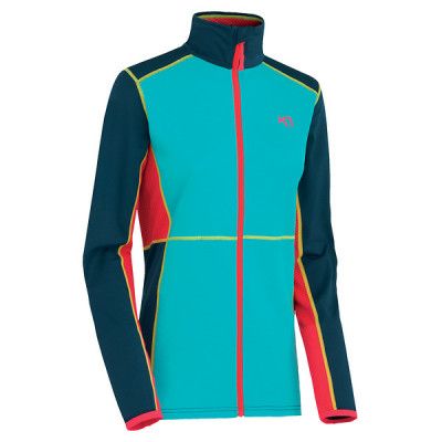 Kari Traa Hege F/Z Fleece Jacka LBlue - Utförsäljning