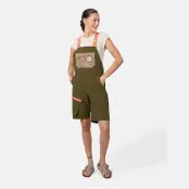 Kari Traa Sanne Bib Shorts Dark Olive Green