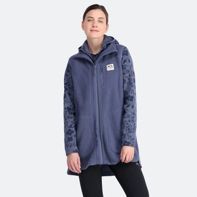 Kari Traa Sanne Pile Vest Women Dusty Midtone Blue