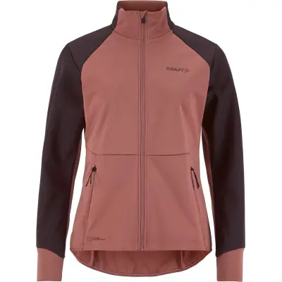 Craft CORE Essence Nordic Jacket 2 W Längdskidjacka Rose Brown/Dk Plum, XL
