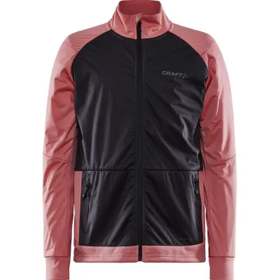 Craft CORE Warm XC Jacket Junior Längdskidjacka Coral/Slate, 134/140