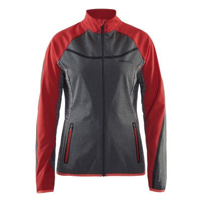 Craft Intensity Softhsell Jkt W Dk Grey Melange - Utförsäljning