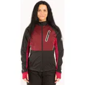 Fischer Åsarna 2 Softshell Jacket W Längdskidjacka Burgundy, S