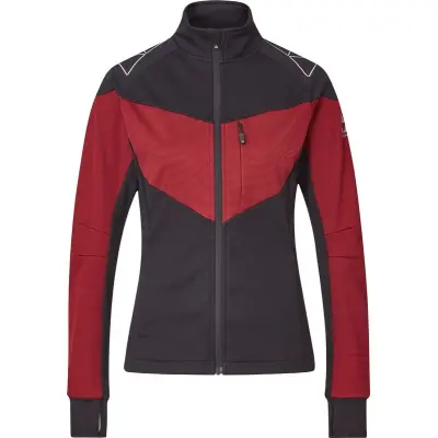Fischer Åsarna 3 Jacket W Längdskidjacka Burgundy, XS