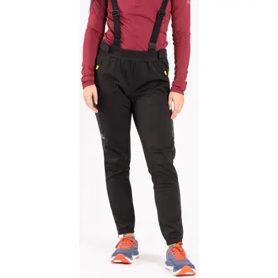 Fischer Åsarna 2 Softshell BIB Pants W Längdskidbyxor Black, S