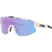 Bliz Matrix Small Nano Nordic Light Sportglasögon Matt White w/ Begonia Violet Blue Multi