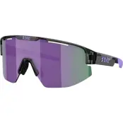 Bliz Matrix Small Sportglasögon Crystal Black w/ Grey Purple Multi