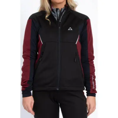 Fischer Vemdalen Pro Jacket W Längdskidjacka Burgundy, XS