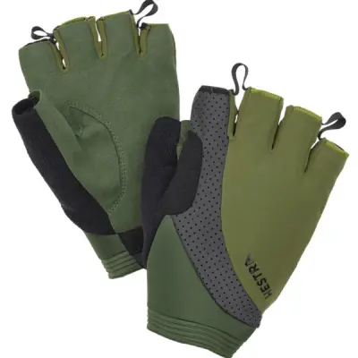 Hestra Apex Reflective Short 5 Finger Olive