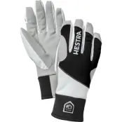 Hestra Comfort Tracker 5-finger Längdskidhandskar Svart/Vit, 7