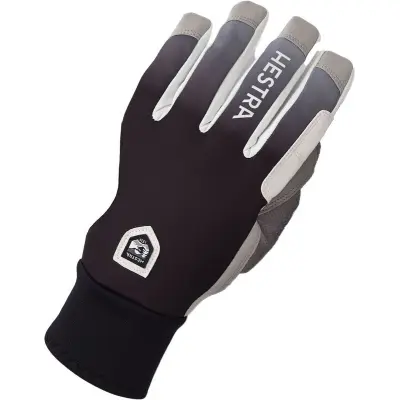 Hestra Womens XC Primaloft 5-finger Längdskidhandskar Svart/Vit, 7