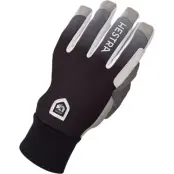 Hestra Womens XC Primaloft 5-finger Längdskidhandskar Svart/Vit, 8
