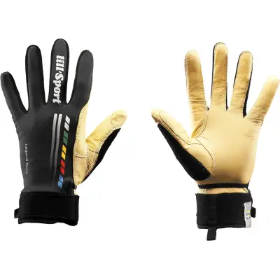 Lillsport Legend Gold Längdskidhandskar Black, 8