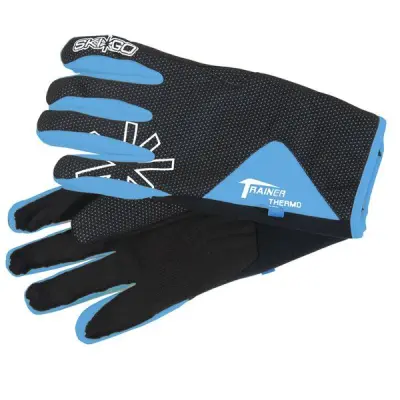 Skigo Trainer Thermo Längdskidhandskar Black/Blue, 10