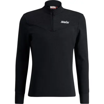 Swix Nordic Midlayer M Herr Svart S | Mellanlager Tröja