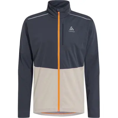 Odlo Jacket Langnes M Längdskidjacka Silver Cloud/India Ink, S