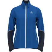 Odlo Jacket Langnes W Längdskidjacka Nautical Blue/Dark Sapphire, XS