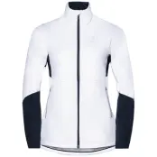 Odlo Jacket Langnes W Längdskidjacka White/Dark Sapphire, XS