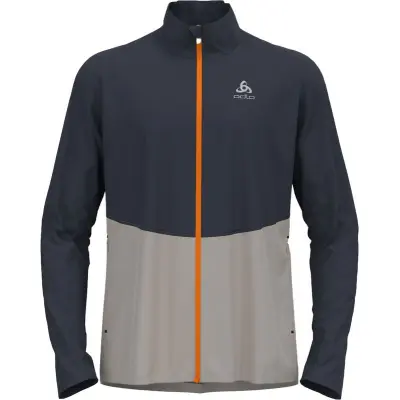 Odlo Jacket Markenes M Längdskidjacka Silver Cloud/India Ink, M