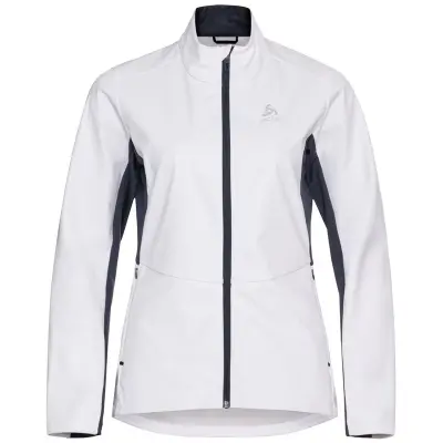 Odlo Jacket Markenes  W Längdskidjacka White/Dark Sapphire, XS