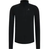 Odlo Zeroweight Pro Performance Wool Windproof Hybrid XC Jacket M Längdskidjacka Black, M
