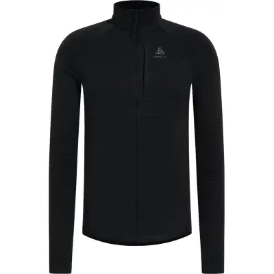 Odlo Zeroweight Pro Performance Wool Windproof Hybrid XC Jacket M Längdskidjacka Black, M