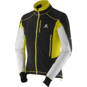 S-Lab Motion Fit WS Jacket M S, Black/White/Corona Yellow