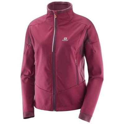 Salomon Equipe Tr Jacket Women Beet Red/Fig
