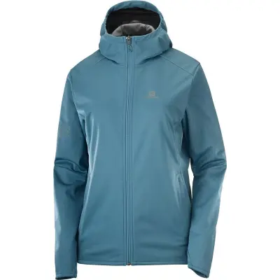 Salomon GTX WS Softshell Jacket W Längdskidjacka Mallard Blue, S