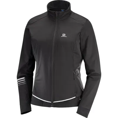 Salomon Lightning Lightshell Jacket W Längdskidjacka Black, XS